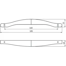 Ručka LINEAR / Antracit mat