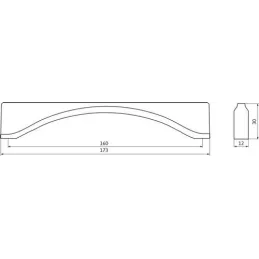 Ručka SWISS / Plemeniti čelik