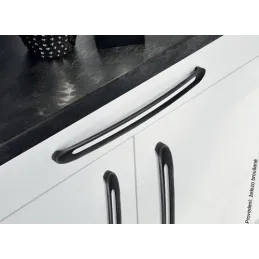 Ručka SPACE / Crno brušena