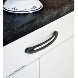 Ručka SPACE / Crno brušena