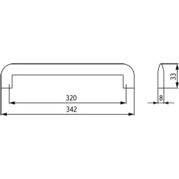 Ručka PRINCIPAL / Brušeni Nikel