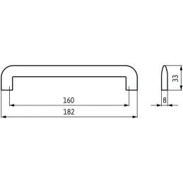 Ručka PRINCIPAL / Brušeni Nikel