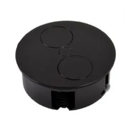 Električna utičnica Twister + USB / Crna