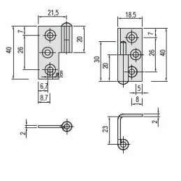 Zavjesa za natovarena vrata / Cink