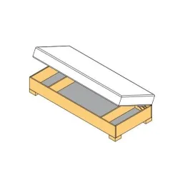 Mehanizam za podizanje kreveta - otvaranje na širinu / set
