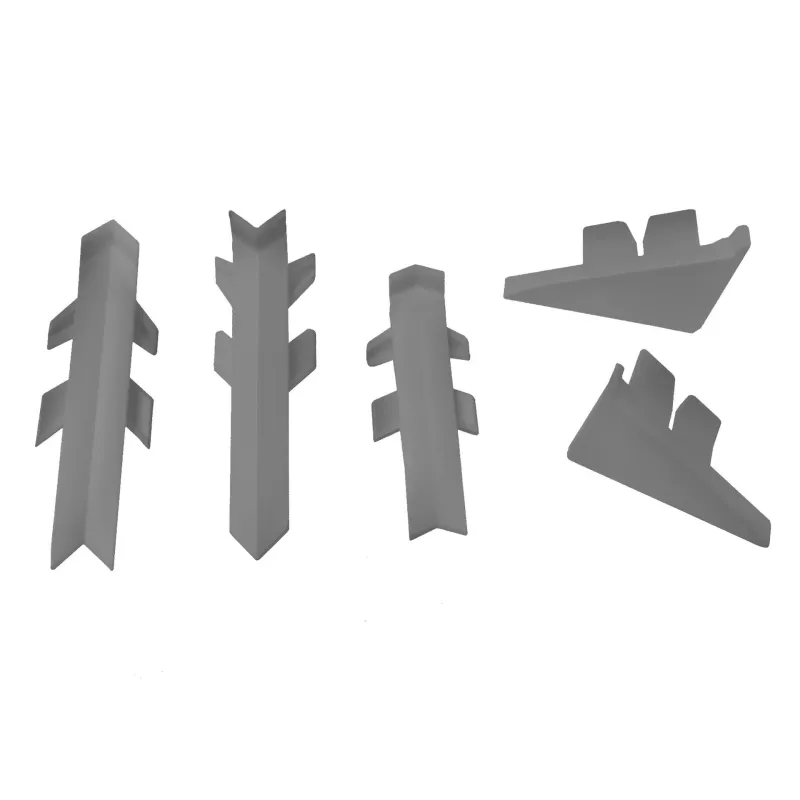 Set završetaka za brtveni profil PFLEIDERER / metalno siva