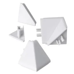 Set završetaka za brtvenu letvicu L20 / bijela