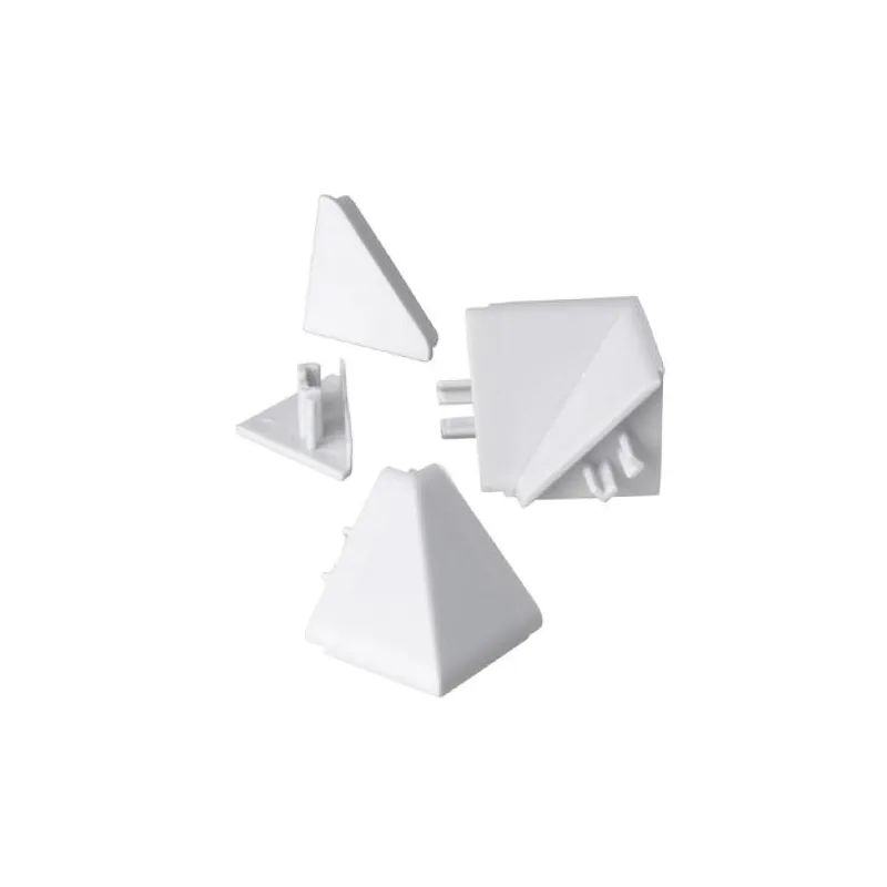 Set završetaka za brtvenu letvicu L20 / bijela