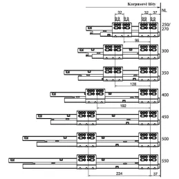 Kuhinjski box - MODERNBOX nizak / Bijeli