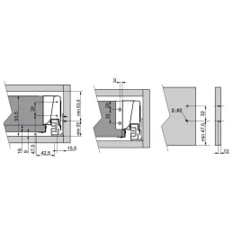 Kuhinjski box - MODERNBOX nizak / Bijeli