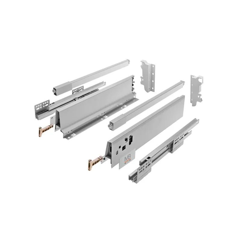 Kuhinjska kutija - MODERNBOX srednja s ogradom / Siva