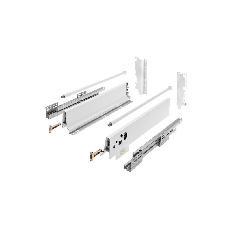 Kuhinjski box - MODERNBOX visok s ogradom / Bijeli