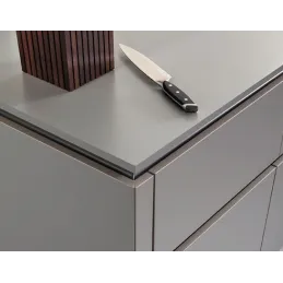 Kompaktna radna ploča Solid Svijetlo siva (Sivo jezgra) / U7081/ST76