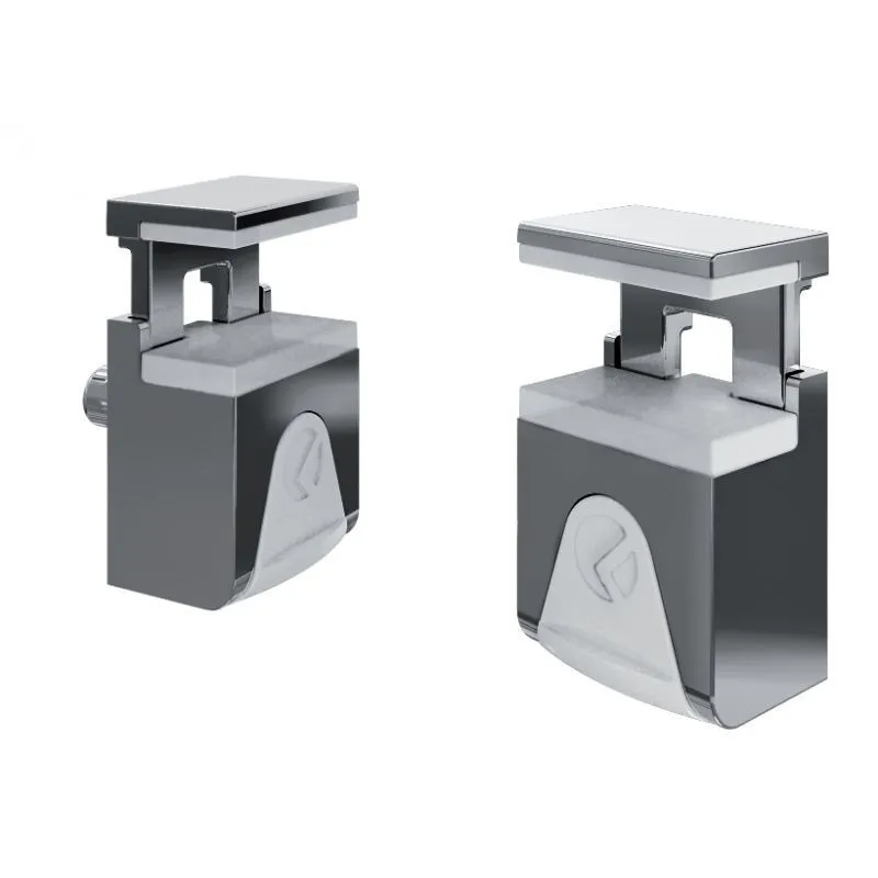 Nosilac staklene police MODERNO / Nikel