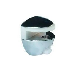 Nosilac staklene police OVAL MINI / sjajno kromiran