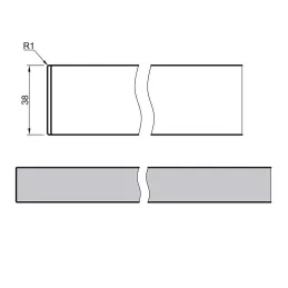 Radna ploča KRONOSPAN Hrast Evoke Coast (Ravna ABS Rub) / K365 FP