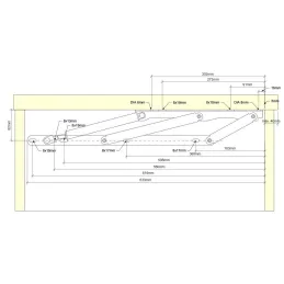 Mehanizam za podizanje kreveta na plinske opruge
