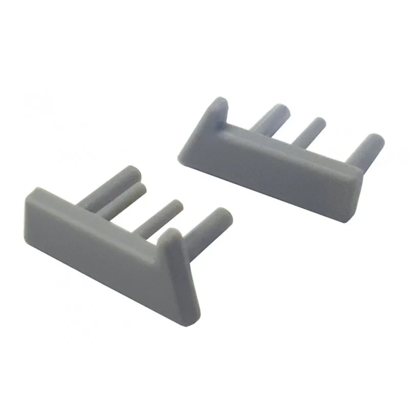 Set završetaka za profil ograde 10mm / Siva