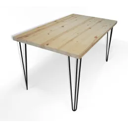 Noga za stol HAIRPIN 710 mm / Crna