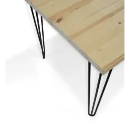 Noga za stol HAIRPIN 710 mm / Crna