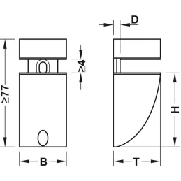 Nosač police BARMA / Neudjeljivi čelik