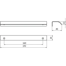 Ručka za rub vrata IBISA / Nezavisna
