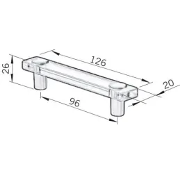 Ručka STARS / Zelena