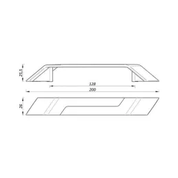 Ručka METRIX / Bakar