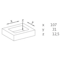Ručica za frezanje MALI / sjajni krom