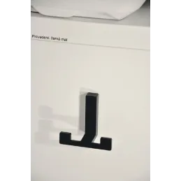 Vješalica OMEGA DUO / Crna mat