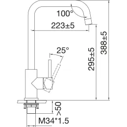Baterija Caressi CA 106 / Crna mat