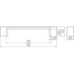 Ručka GLORY / Crni patina