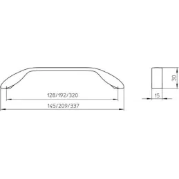 Ručka VERDE / Brušeni Nikel