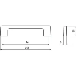 Ručka HALI / Brušeni Nikel