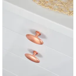 Ručka ALFREDO gumb / Brušeni bakar