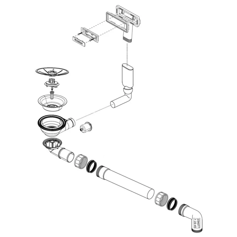 Blanco komplet sifona