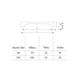 Ručka HAVANA / Tamnica boja tabaka