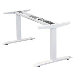 Električna visinski podesiva stolna konstrukcija AMOR / Bijela