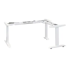 Električna visinska podesiva konstrukcija za kutni stol AMOR / Bijela