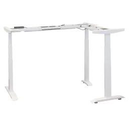 Električna visinska podesiva konstrukcija za kutni stol AMOR / Bijela