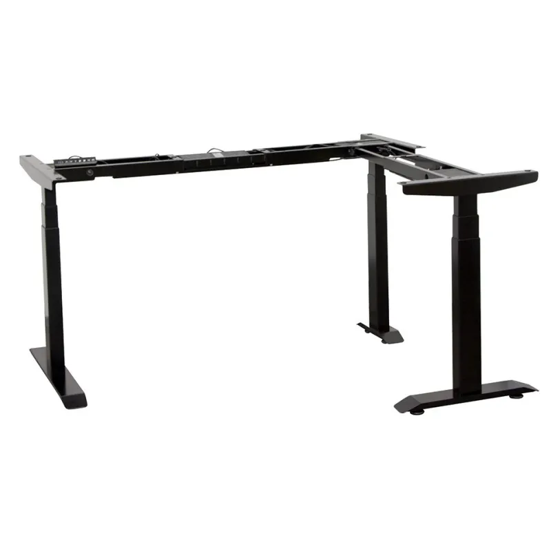Električna konstrukcija stola podesiva po visini AMOR za kutni stol / Crna
