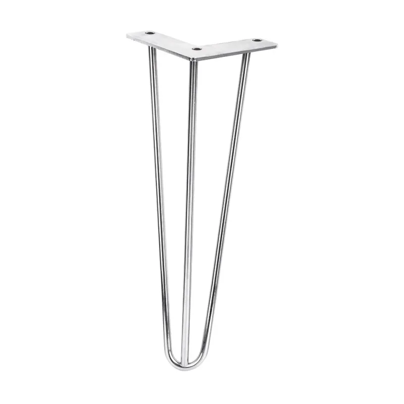 Noga za konferencijski stol HAIRPIN 420 mm / Sjajni krom
