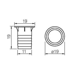 Udarne matice s podesivim stopalom M8