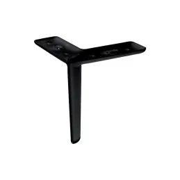 Nogica za namještaj GOLEM / Crna mat