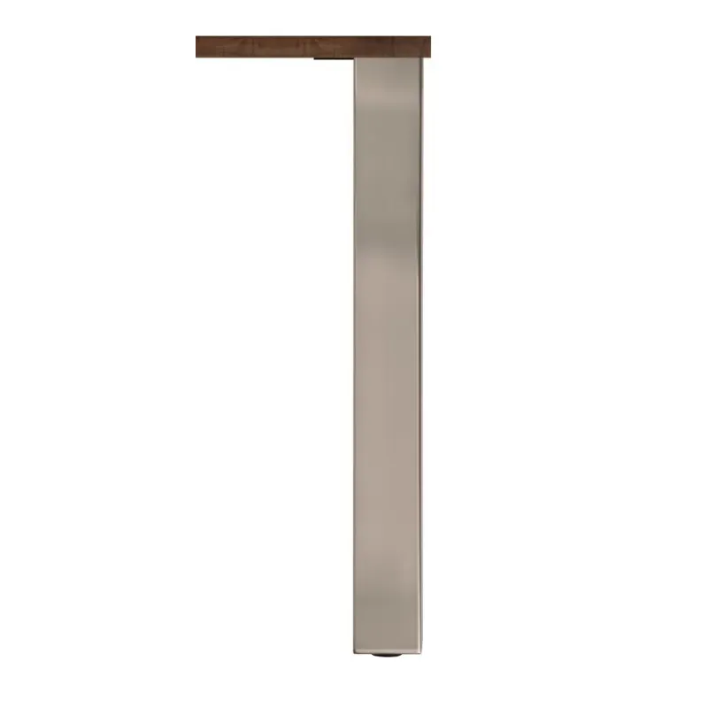 Noga za stol Od čelika 80 x 80 / Brušeni nehrđajući čelik