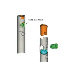 Podesiva noga za rub RECORD 12