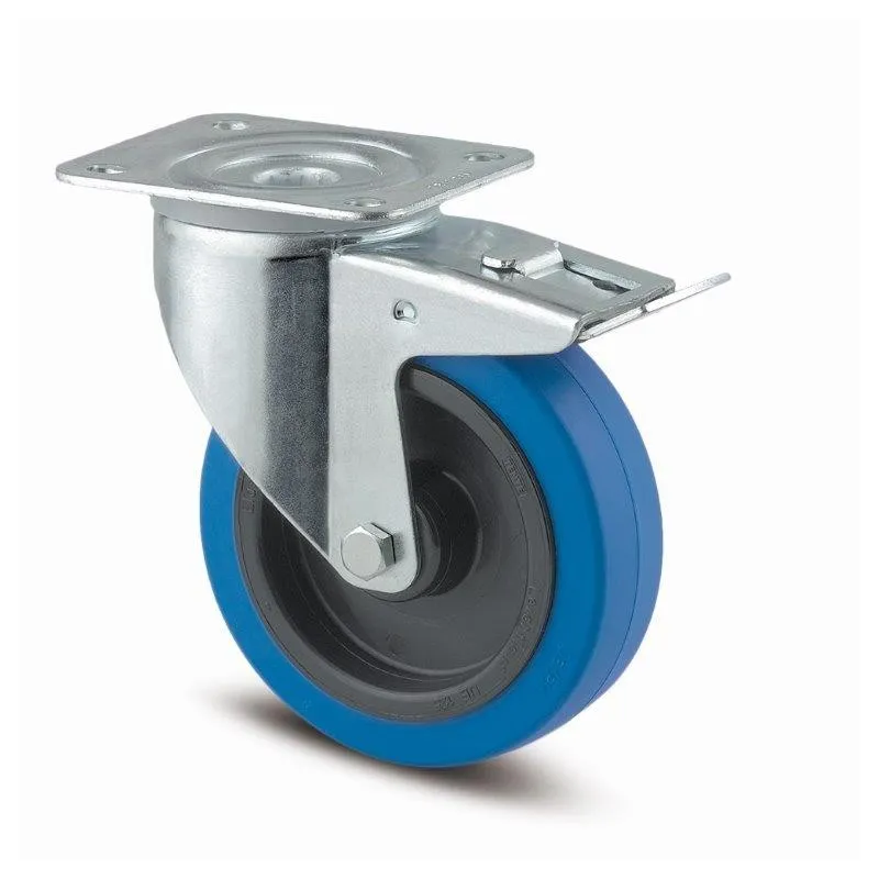 Namještajni kotačić TENTE s kočnicom 100 mm / Plava