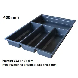 Pribor za jelo MILENIUM / Antracit