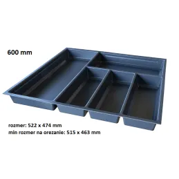 Pribor za jelo MILENIUM / Antracit