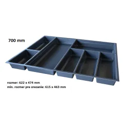 Pribor za jelo MILENIUM / Antracit